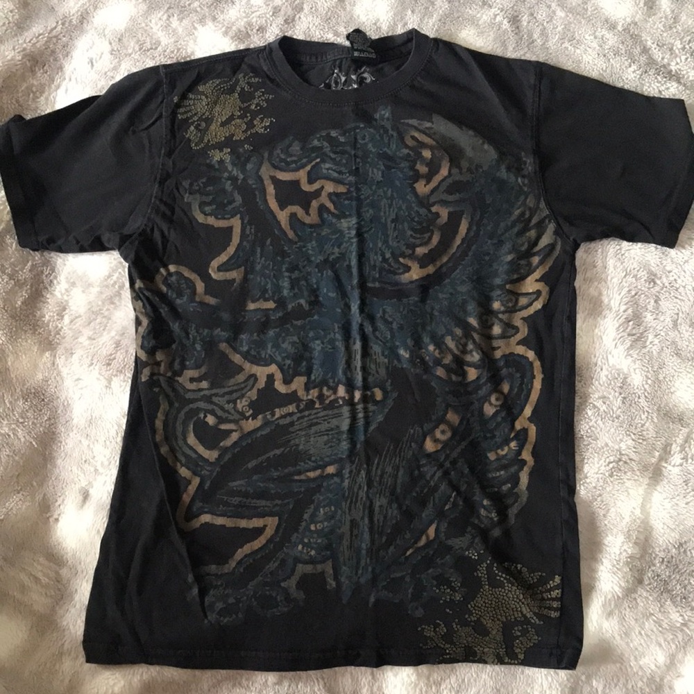 Artsy Distressed Graphic Tee